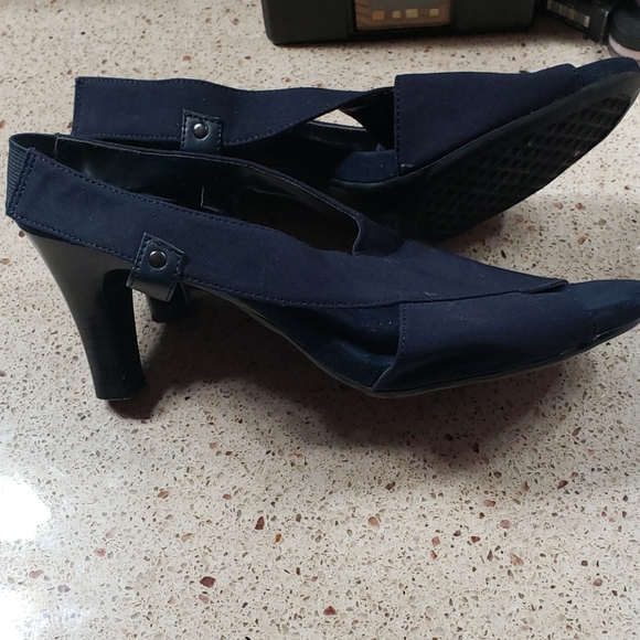 A2 BY AEROSOLES BLUE ROTMAIL FABRIC SANDALS SZ 9 - Picture 5 of 9